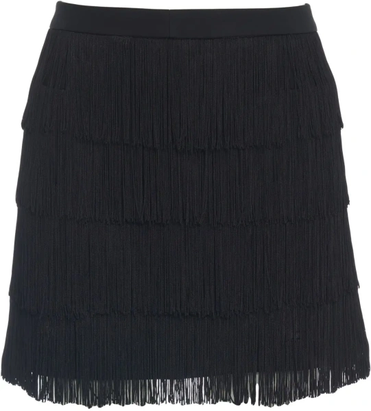 Fuste Mini skirt with fringes