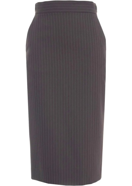 Fuste Pinstripes pencil skirt