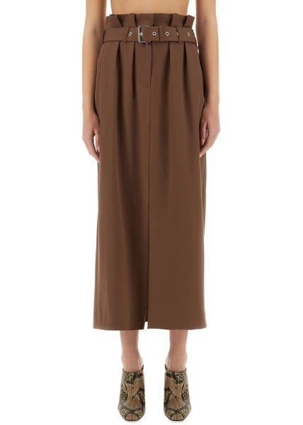 Fuste Wool Skirt With Belt
