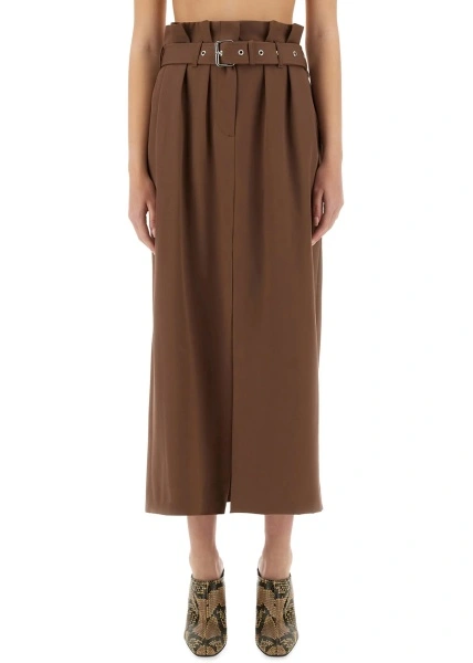 Fuste Wool Skirt With Belt