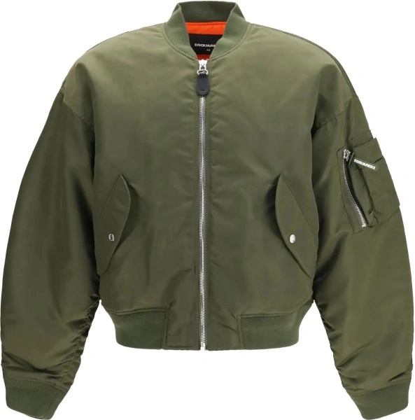Geaca bomber DSQUARED2 multicolor din nylon