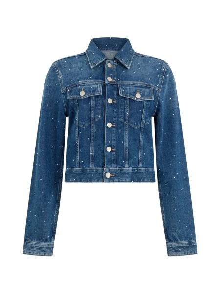 Geaca de blugi 7 For All Mankind albastra