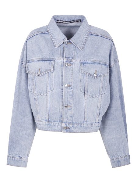 Geaca de blugi Alexander Wang albastra