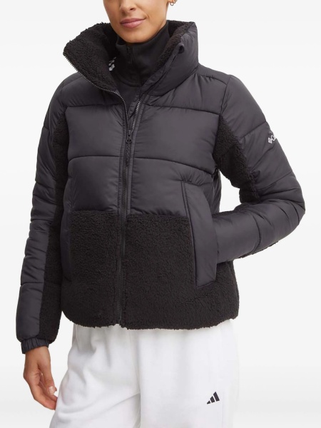 Geaca de iarna Columbia neagra din polyester si nylon