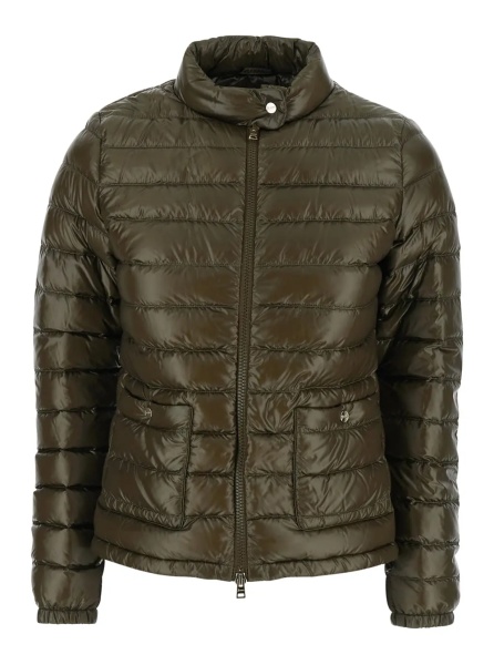 Geaca de Iarna Green Puffer Jacket with Quilted Design for Men