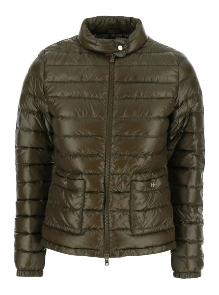 Geaca de Iarna Green Puffer Jacket with Quilted Design for Men
