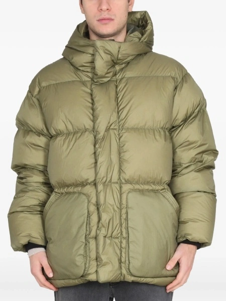 Geaca de iarna IENKI IENKI verde din nylon