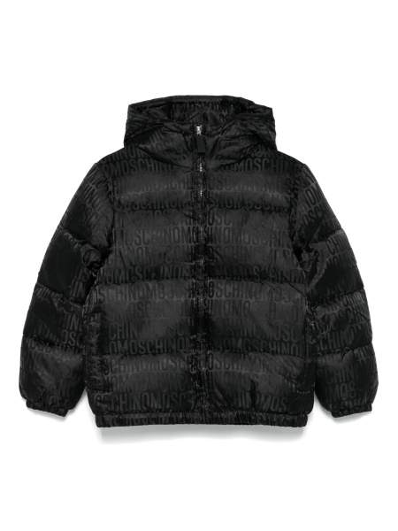 Geaca de iarna Moschino neagra din poliamida