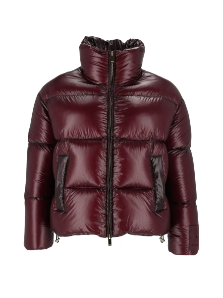 Geaca de Iarna SHORT DOWN JACKET, WITH DRAWSTRING, WATER-REPELLENT, ALCANTARA DETAILS