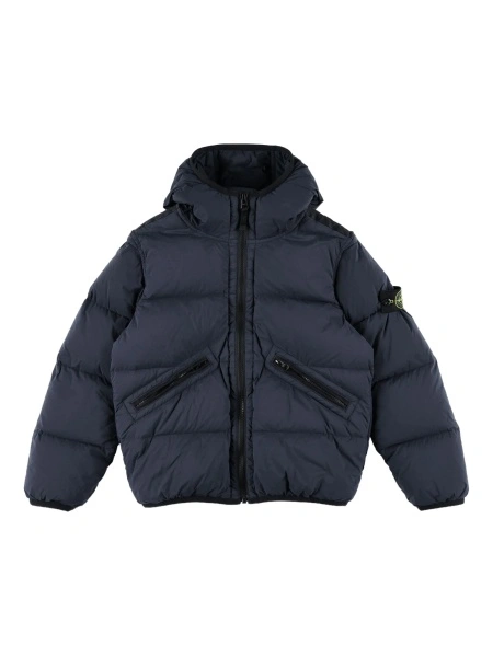 Geaca de iarna Stone Island albastra