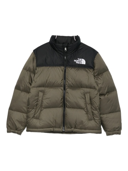 Geaca de iarna The North Face verde din nylon