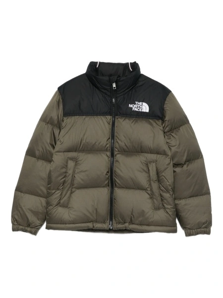 Geaca de iarna The North Face verde din nylon