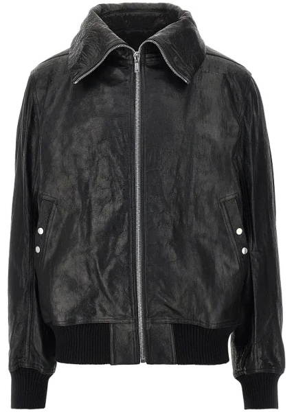 Geaca de Piele 'Dracuflight' leather bomber jacket