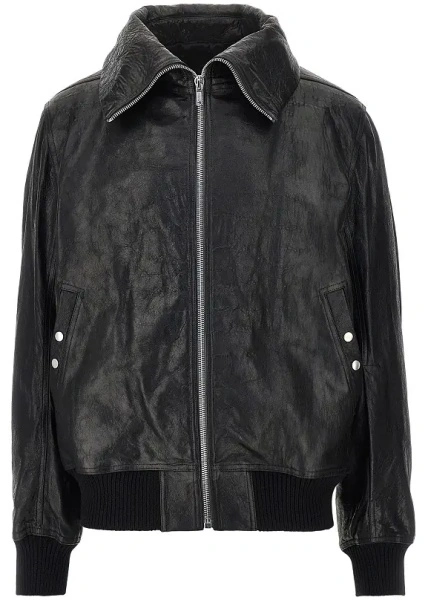 Geaca de Piele 'Dracuflight' leather bomber jacket