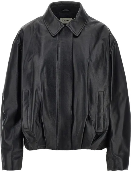 Geaca de Piele 'Melis' leather Aviator jacket