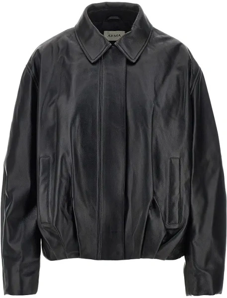 Geaca de Piele 'Melis' leather Aviator jacket