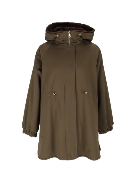 Geaca de Piele WOMAN FABRIC & FAKE FUR JACKET