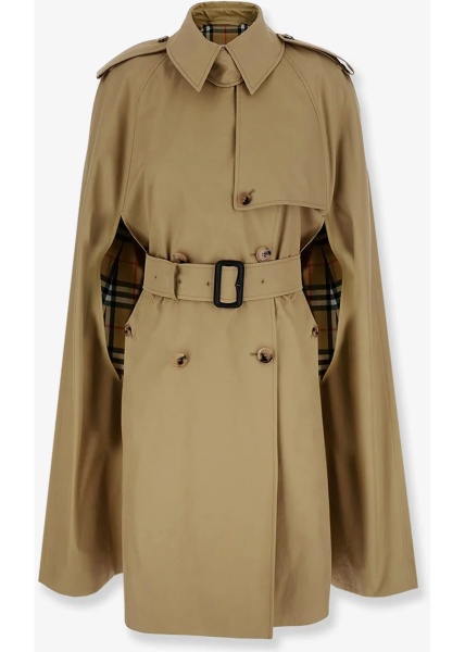 Geaca de Ploaie Belmont Trench Cape In Gabardine