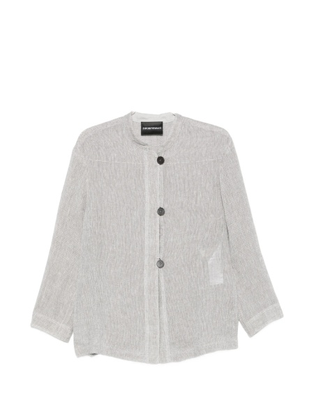 Geaca Oversize Emporio Armani gri