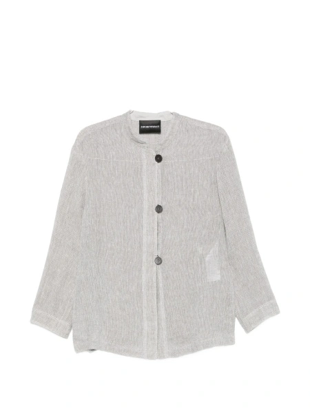 Geaca Oversize Emporio Armani gri