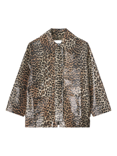 Geaca Oversize Ganni maro