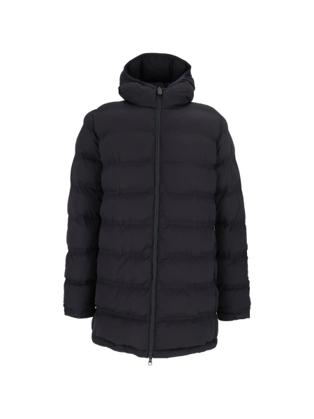 Geaca Parka Aspesi albastra din spandex/elastan si nylon