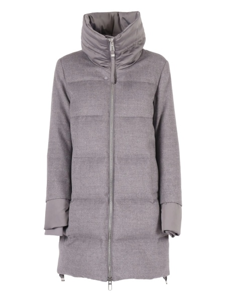 Geaca Parka DUNO gri din lana si raion
