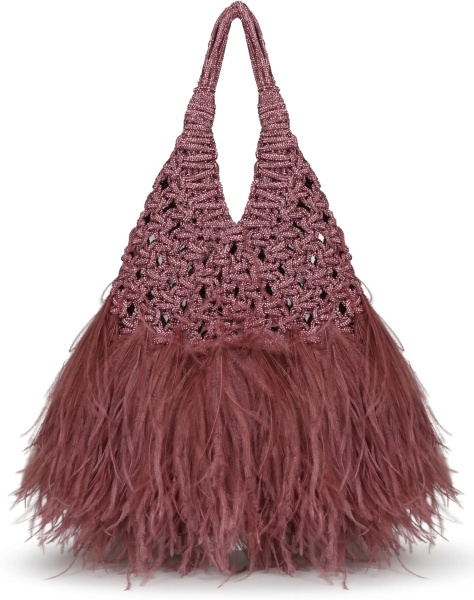 Geanta de mana Borsa "Vannifique Plumes"