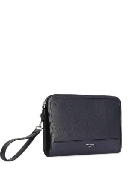Geanta de mana Dolce & Gabbana albastra din piele