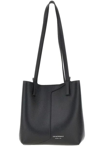 Geanta de mana 'Emporio Armani 1981' leather tote bag