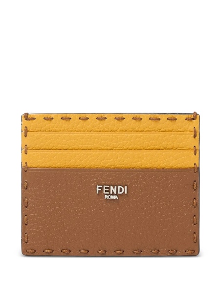Geanta de mana Fendi maro din piele