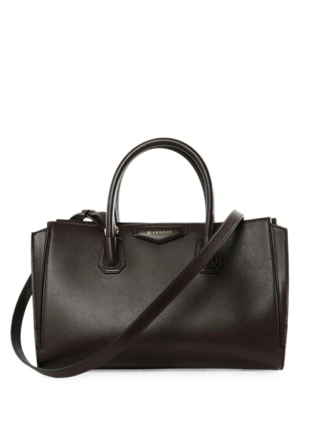 Geanta de mana Givenchy antigona maro din piele