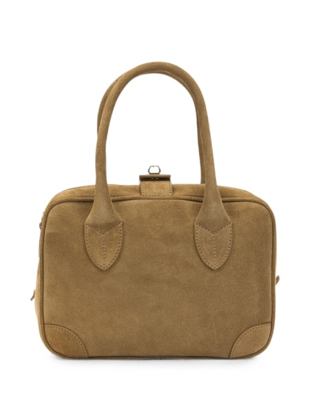 Geanta de mana Golden Goose neutra din piele intoarsa