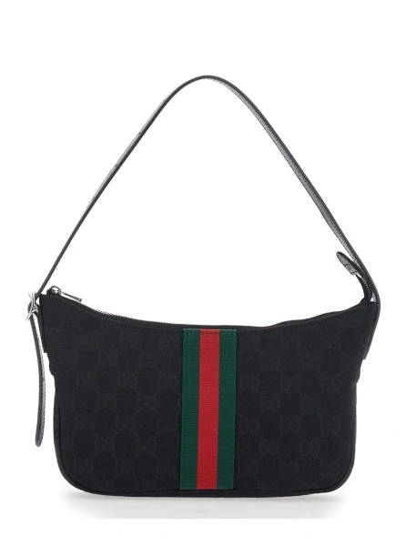 Geanta de mana Gucci neagra din piele