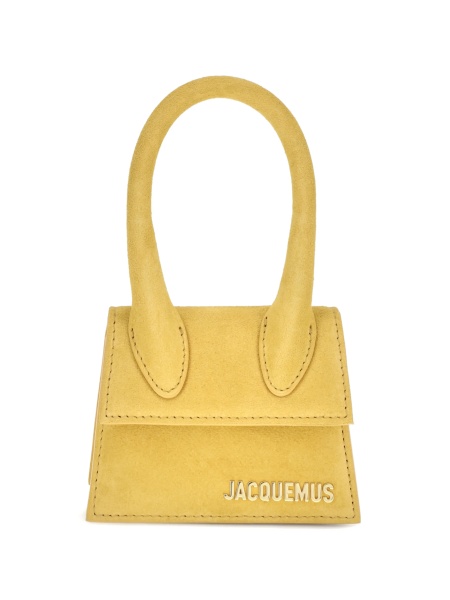 Geanta de mana JACQUEMUS Chiquito galbena din piele