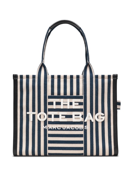 Geanta de mana Marc Jacobs albastra din bumbac si in