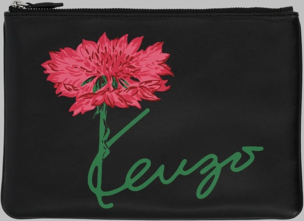 Geanta de mana Pochette "Kenzo Tulip" In Pelle