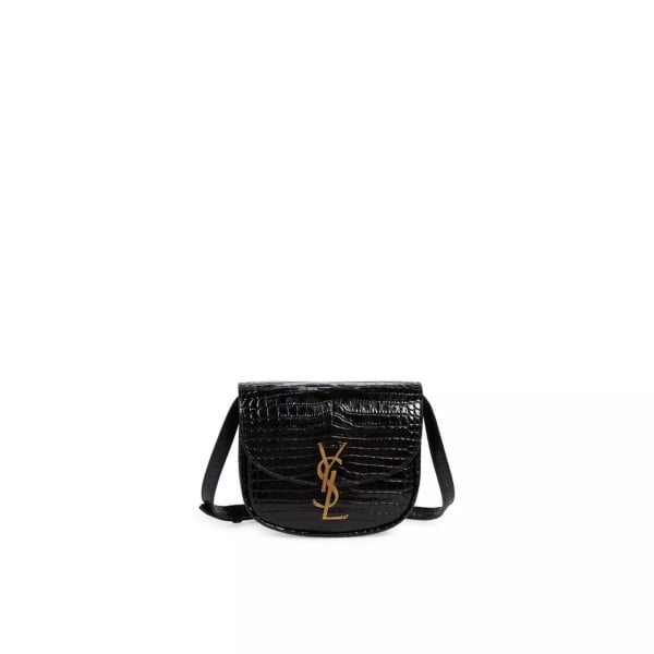 Geanta de mana Saint Laurent Kaia Croco Shoulder Bag