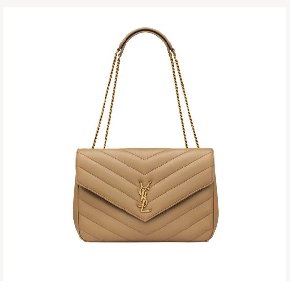 Geanta de mana Saint Laurent loulou large shoulder bag