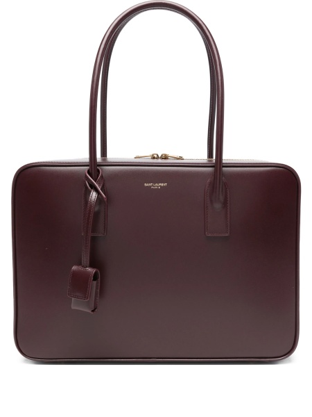 Geanta de mana Saint Laurent rosie din piele