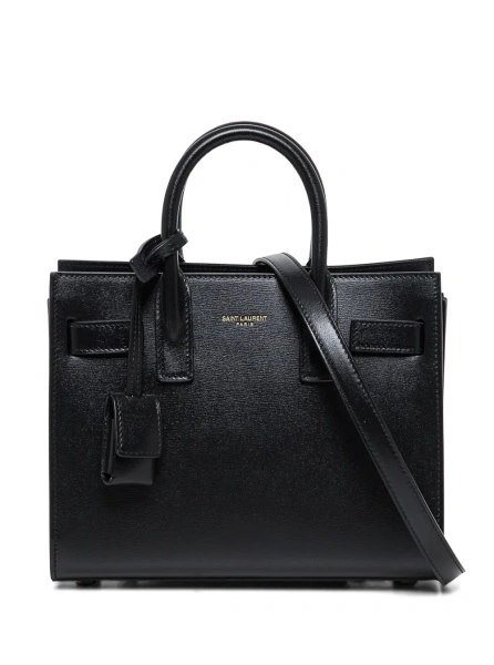 Geanta de mana Saint Laurent 'Sac de Jour' neagra din piele