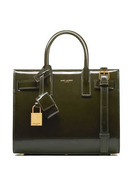 Geanta de mana Saint Laurent Sac De Jour verde