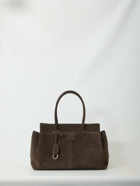 Geanta de mana Suede Leather Shopping Bag