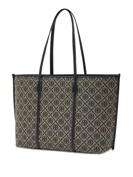 Geanta de mana Tory Burch neutra din bumbac