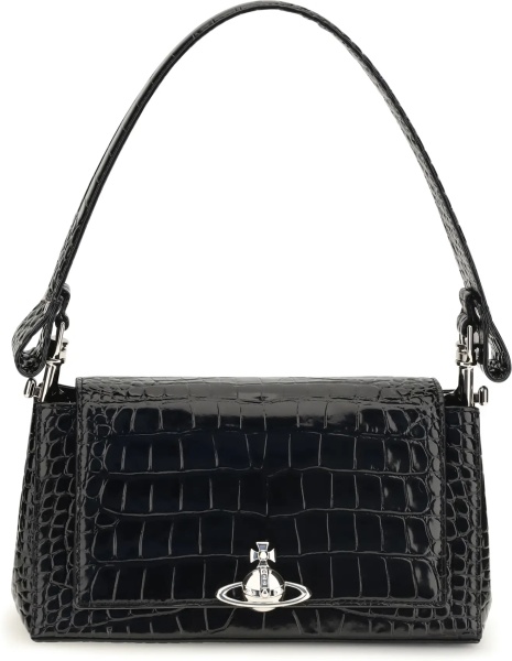 Geanta de umar Hazel medium croc-effect Shoulder Bag