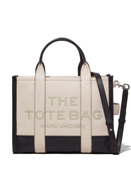 Geanta de umar Marc Jacobs alba din piele