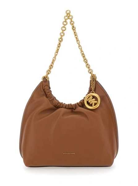 Geanta de umar Michael Kors maro din piele 'Indie Small'