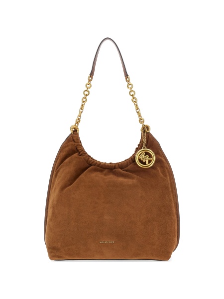 Geanta de umar Michael Kors maro din piele