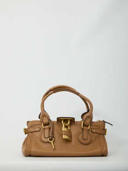 Geanta de umar Paddington Grained Leather Bag