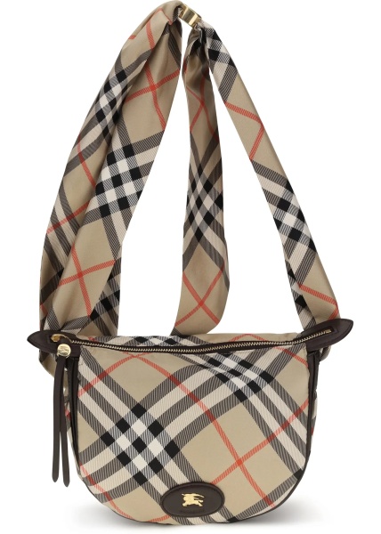 Geanta de umar Ribbon silk twill Shoulder Bag